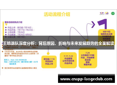王皓退队深度分析:背后原因、影响与未来发展趋势的全面解读 王皓退队深度分析:背后原因、影响与未来发展趋势的全面解读